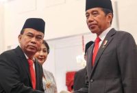 Presiden Joko Widodo dan Menkominfo Budi Arie Setiadi. Foto: DETIKCOM