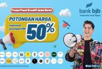 Pasar Kreatif Jawa Barat masih berlangsung hingga 23 Juli 2023 dan dihadiri sejumlah tenant lokal yang menjual beragam produk kekinian baik fashion maupun kuliner yang menarik perhatian. Foto: bank bjb untuk INIKEPRI.COM
