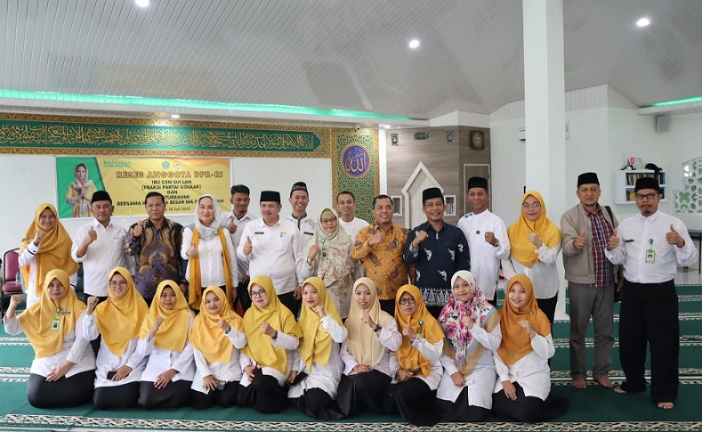 Cen Sui Lan Anggota DPR RI dari Partai Golkar Dapil Kepulauan Riau saat melakukan kunjungan kerja reses ke MAN Batam. Foto: Istimewa 