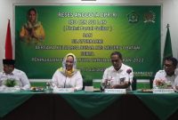 Cen Sui Lan Anggota DPR RI dari Partai Golkar Dapil Kepulauan Riau saat melakukan kunjungan kerja reses ke kantor Kementerian Agama. Foto: Istimewa 