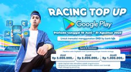 Aplikasi DIGI by bank bjb kini bisa digunakan untuk melakukan top up Google Play secara mudah dan praktis. Para pengguna smartphone bisa langsung melakukan aktivasi aplikasi favorit dalam genggaman. Foto: bank bjb untuk INIKEPRI.COM 