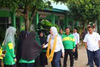Anggota DPR RI dari Partai Golkar Dapil Kepulauan Riau Cen Sui Lan memastikan program rehabilitasi bangunan di  Madrasah Ibtidaiyah Negeri (MIN) 1 Batam di Bengkong, Kota Batam, akan dilaksanakan pada tahun anggaran 2024 dengan nilai Rp5 miliar. Foto: Istimewa

