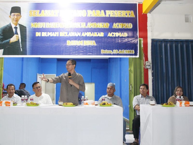 Amsakar Achmad hadir di acara 