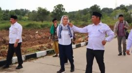Anggota DPR RI dari Partai Golkar Dapil Kepulauan Riau Cen Sui Lan saat meninjau MAN Insan Cendikia Batam. Foto: Istimewa 