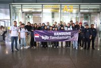 Tim bola voli Timnas Indonesia yang diwakili Bandung bjb Tandamata sudah bertolak menuju Vietnam pada Selasa, 1 Agustus 2023, untuk menghadapi Kejuaraan Bola Voli Asia Tenggara (ASEAN) atau The Southeast Asian Volleyball League (SEA V.League) 2023. Foto: bank bjb untuk INIKEPRI.COM 