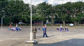 27 Calon Anggota Paskibraka (capaska) Kota Tanjungpinang, mulai menjalani masa Pra Pendidikan dan Pelatihan (Diklat), di lapangan terminal Sei Carang Bintan Center Tanjungpinang, Kepri. Foto: Diskominfo Tanjungpinang 
