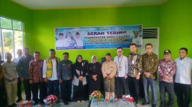 Wali Kota Tanjungpinang, Hj. Rahma, S.IP.,M.M, menghadiri acara serah terima peningkatan Sea Water Reverse Osmosis (SWRO) 2,5 liter per detik dari Balai Prasarana Permukiman Wilayah (BPPW) Kepulauan Riau ke Pemko Tanjungpinang. Foto: Diskominfo Tanjungpinang 
