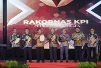 Gubernur Kepulauan Riau H. Ansar Ahmad membuka secara resmi Rapat Koordinasi Nasional (Rakornas) KPI se-Indonesia tahun 2023 serta Welcome Dinner Peserta Rakornas di Doulos Phos the Ship Hotel, Lagoi, Bintan, Kamis, (10/8/2023) malam. Foto: Diskominfo Kepri 