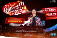 Seuhahhh Festival 2023 siap memeriahkan gelaran perayaan HUT ke-78 RI di Kota Bandung. Festival kuliner pedas ini akan hadir di Sky Level Mall Paris Van Java pada 16-20 Agustus 2023. Foto: bank bjb untuk INIKEPRI.COM 
