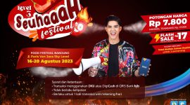 Seuhahhh Festival 2023 siap memeriahkan gelaran perayaan HUT ke-78 RI di Kota Bandung. Festival kuliner pedas ini akan hadir di Sky Level Mall Paris Van Java pada 16-20 Agustus 2023. Foto: bank bjb untuk INIKEPRI.COM 