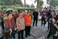 Menkominfo Budi Arie Setiadi saat menghadiri puncak perayaan 90 tahun Hari Penyiaran Nasional (Hasiarnas) dilaksanakan di Lagoi Bay, Bintan, Kepulauan Riau, Sabtu (12/8/2023). Foto: Diskominfo Kepri 