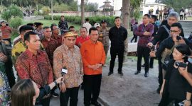 Menkominfo Budi Arie Setiadi saat menghadiri puncak perayaan 90 tahun Hari Penyiaran Nasional (Hasiarnas) dilaksanakan di Lagoi Bay, Bintan, Kepulauan Riau, Sabtu (12/8/2023). Foto: Diskominfo Kepri 
