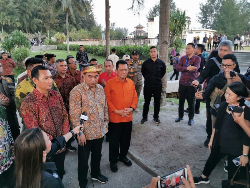 Menkominfo Budi Arie Setiadi saat menghadiri puncak perayaan 90 tahun Hari Penyiaran Nasional (Hasiarnas) dilaksanakan di Lagoi Bay, Bintan, Kepulauan Riau, Sabtu (12/8/2023). Foto: Diskominfo Kepri 