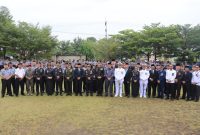 Kantor Wilayah Kementerian Hukum dan HAM Kepulauan Riau menggelar upacara peringatan Hari Dharma Karya Dhika (HDKD) ke-78 tahun 2023. Foto: Diskominfo Tanjungpinang 