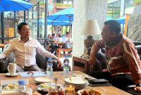 Gubernur Kepulauan Riau H. Ansar Ahmad bersama Menteri PPN/Kepala Bappenas RI Suharso Monoarfa. Foto: Diskominfo Kepri 