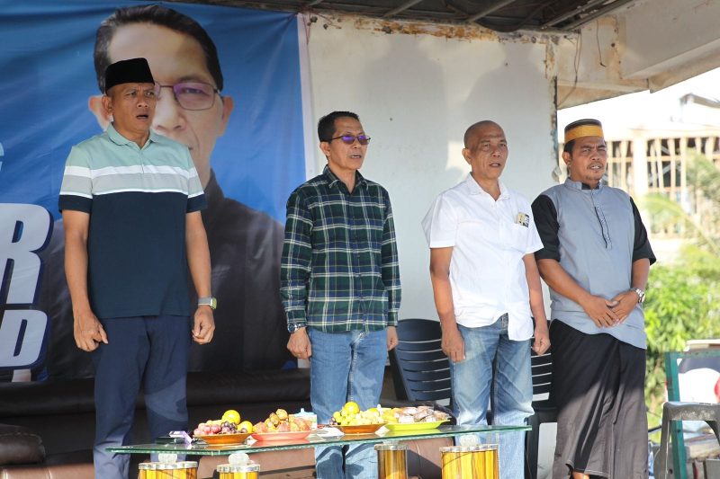 Wakil Wali Kota Batam Amsakar Achmad di ngopi bareng masyarakat Batuampar. Foto: INIKEPRI.COM 