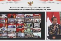 Rapat Koordinasi Nasional (Rakornas) Pengendalian Inflasi 2023 di Istana Negara, Jakarta. Foto: Diskominfo Kepri 