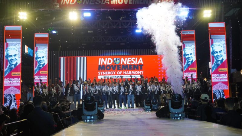 DPP KNPI mendeklarasikan dukungan kepada Bacapres  Ganjar Pranowo. Foto: INIKEPRI.COM 