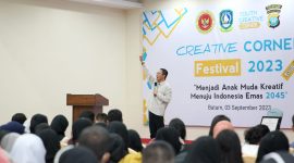 Ratusan Gen-Z dan Milenial Kota Batam antusias mengikuti Creative Corner Festival 2023 di Graha Pena, Minggu (3/8/2013) sore. Foto: INIKEPRI.COM 