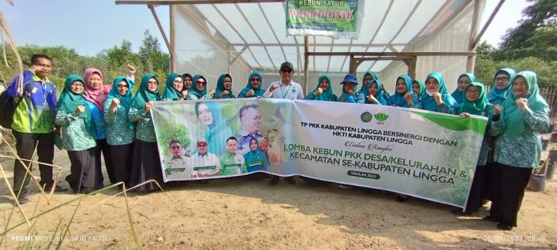 Lomba Berkebun PKK se-Kabupaten Lingga. Foto: INIKEPRI.COM 