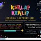 Kerlap-Kerlip Festival akan kembali digelar pada 1 Oktober 2023, bertempat di Area Parkir Outdoor ICE BSD Tangerang, Banten. bank bjb, sebagai salah satu sponsor menyiapkan berbagai program menarik. Jangan lewatkan keseruan Kerlap Kerlip Festival 2023 yang akan menghadirkan NOAH, Yura Yunita, Tiara Andini, The Changcuters, JKT 48, Feel Koplo, Club Dangdut Racun, Lomba Sihir, Okaay, KOTAK, Winky Wiryawan x MC Breew dan masih banyak musisi lainnya. Foto: bank bjb untuk INIKEPRI.COM 