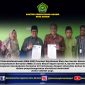 Badan Akreditasi Nasional Sekolah/Madrasah (BAN-S/M) Provinsi Kepulauan Riau dan Kantor Kementerian Agama Kota Batam menandatangani Nota Kesepahaman Bersama (NKB) di aula Khudri Syam lantai II, Kantor Kementerian Agama Kota Batam. Penandatanganan kesepakatan bersama ini berkenaan dengan sinergitas kedua belah pihak dalam penyelenggaraan akreditasi madrasah, Jumat (8/9/2023). Foto: Kemenag Kepri 