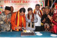 Gubernur Kepulauan Riau H. Ansar Ahmad menghadiri milad Ikatan Keluarga Ranah Pesisir  (IKRAP) Kota Batam Ke-14, Sabtu (9/9/2023) di Lakitan Cafe, Batu Aji, Kota Batam. Foto: Diskominfo Kepri
