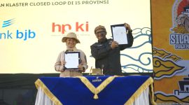 bank bjb mendukung penuh rangkaian kegiatan Silatnas Peternak Domba Kambing Indonesia dan Puncak Piala Presiden 2023 yang diadakan Himpunan Peternak Domba dan Kambing Indonesia (HPDKI) pada 15 - 16 September 2023, bertempat di GOR Sabilulungan, area Stadion Gelora Si Jalak Harupat, Bandung, Jawa Barat. Foto: bank bjb untuk INIKEPRI.COM 