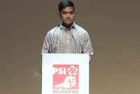 Kaesang Pangerap di Kopdarnas PSI. Foto: Tangkapan Layar 