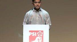 Kaesang Pangerap di Kopdarnas PSI. Foto: Tangkapan Layar 