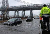 Banjir di New York. Foto: REUTERS 
