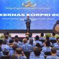 Presiden Jokowi saat membuka Rapat Kerja Nasional (Rakernas) Korps Pegawai Republik Indonesia (Korpri) Tahun 2023, di Mercure Hotel and Convention, Jakarta, Selasa (3/10/2023). Foto: BPMI Setpres.
