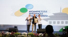 bank bjb menerima penghargaan di ajang Kompetisi Inovasi Jawa Barat (KIJB) tahun 2023 sebagai juara 1 dalam kategori BUMN/BUMD di Jawa Barat dengan inovasi yang mengedepankan teknologi / digitalisasi berjudul Pemberdayaan Perempuan Melalui Platform bjb BiSA! Dalam Rangka Mendukung Peningkatan Perekonomian dan Inklusi Keuangan di Jawa Barat Kelompok BUMN/BUMD. Foto: bank bjb untuk INIKEPRI.COM 