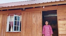 Masyarakat Kabupaten Lingga mendapatkan dan merasakan manfaat besar dari Program Bantuan Stimulan Perumahan Swadaya (BSPS) atau bedah rumah yang diwujudkan melalui dana aspirasi Cen Sui Lan, Anggota Komisi V DPR RI Fraksi Golkar Dapil Kepri. Foto: Istimewa 