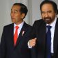 Presiden Joko Widodo bersama ketua umum Partai NasDem Surya Paloh. Foto: Istimewa 
