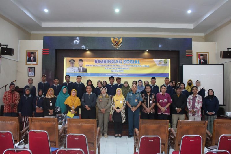 Dinas Sosial Kota Tanjungpinang mengadakan pemberian bimbingan dan pendampingan sosial untuk Keluarga Penyadang Disabilitas Mental di Kota Tanjungpinang Tahun 2023, Kamis (12/10/2023). Foto: Istimewa 