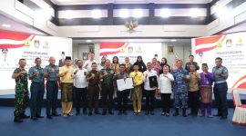 Pemerintah Kota Tanjungpinang melaksanakan Rapat Forkopimda tingkat Kota Tanjungpinang pada triwulan III tahun 2023 di Ruang Rapat Engku Putri Raja Hamidah Kantor Wali kota Tanjungpinang, Senin (16/10/2023). Foto: Diskominfo Tanjungpinang 