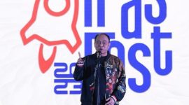 Menkominfo, Budi Arie Setiadi, dalam Innovations of Frequency and Standardization Festival atau IFas Fest 2023: Limitless - Kebangkitan  Pascapandemi dan Pemulihan di Masa Depan di Jakarta, pada Kamis (19/10/2023). Foto: Humas Kominfo