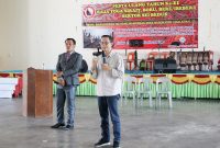 Wakil Wali Kota Batam Amsakar Achmad memenuhi undangan perayaan Pesta Ulang tahun Punguan Pompara Raja Toga Sirait Bere Ibebere Sektor Sei Beduk Ke-21 Tahun di Gedung Sun Bread GMP Tj. Piayu, Minggu (29/10/2023). Foto: INIKEPRI.COM 
