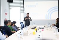 Wakil Wali Kota Batam Amsakar Achmad membuka secara resmi program Apprenticeship gelombang kedua yang ditaja Cladtek Academy (PT Cladtek Bi-Metal Manufacturing), Kamis (2/11/2023). Foto: INIKEPRI.COM
