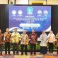 Sekretaris Daerah Provinsi Kepulauan Riau Adi Prihantara  mewakili Gubenur Kepri secara resmi  Melaunching Aplikasi Sistem Informasi dan Bank Data Kesehatan Kepri Gemilang (SIBADANG) bertempat di Ballroom Trans Convention Center Aston, Kamis, (2/11/2023). Foto: Diskominfo Kepri 