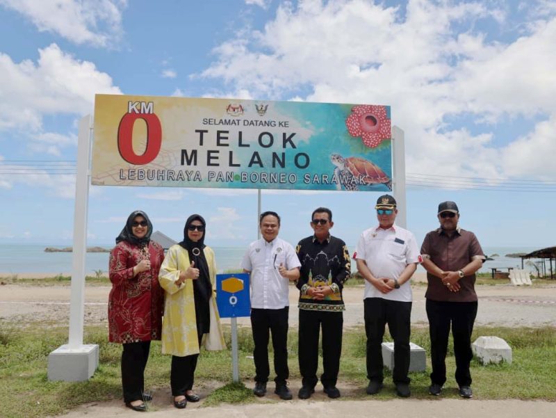 Gubernur Kepulauan Riau Ansar Ahmad melanjutkan kunjungan kerjanya ke Negara Bagian Sarawak, Malaysia di hari kedua dengan meninjau km 0 (nol) perbatasan Telok Melano dan berkunjung ke Pejabat Daerah Lundu, Rabu (8/11/2023).