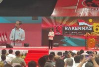 Presiden RI Joko Widodo saat di Rakernas Projo. Foto: Istimewa 