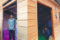 Potret rumah warga di Kabupaten Lingga yang menerima program BSPS dari dana aspirasi Cen Sui Lan Anggota Komisi V DPR RI Fraksi Golkar Dapil Kepri. Foto: Istimewa 