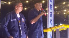 Ketua Umum DPP GARPU Pietra Machreza Paloh didampingi ketua DPD GARPU Kota Batam Bonatua Hutagalung. Foto: INIKEPRI.COM