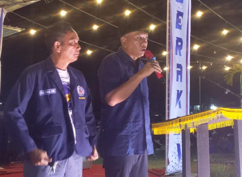 Ketua Umum DPP GARPU Pietra Machreza Paloh didampingi ketua DPD GARPU Kota Batam Bonatua Hutagalung. Foto: INIKEPRI.COM