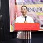 Wakil Wali Kota Batam Amsakar Achmad saat di pengukuhan Pengurus Bundo Kanduang PKPS Kota Batam. Foto: INIKEPRI.COM