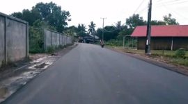 Jalan Panglima Dompak mulus karena berkat perjuangan Cen Sui Lan. Foto: Istimewa 
