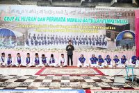 Wakil Wali Kota Batam Amsakar Achmad hadir di Walimatus Safar Lil Umrah Grup Al Hijrah dan Permata di Pulau Terong. Foto: INIKEPRI.COM