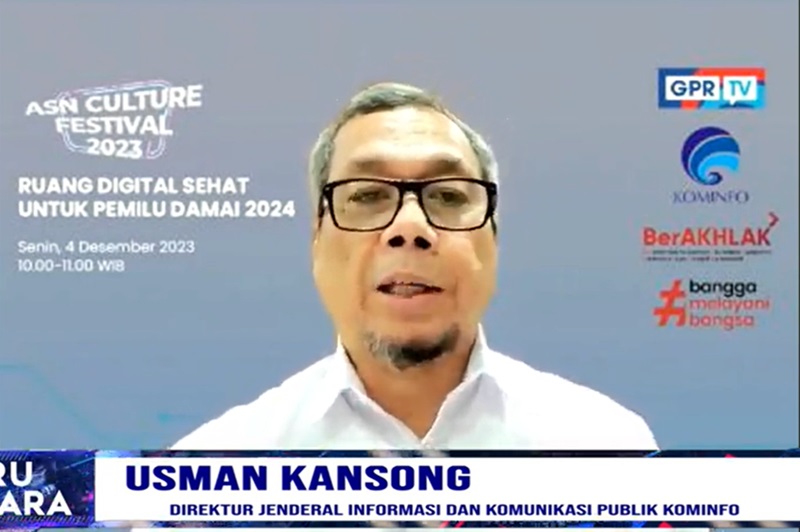 Dirjen IKP Kominfo Usman Kansong. Foto: YouTube Kominfo-newsroom